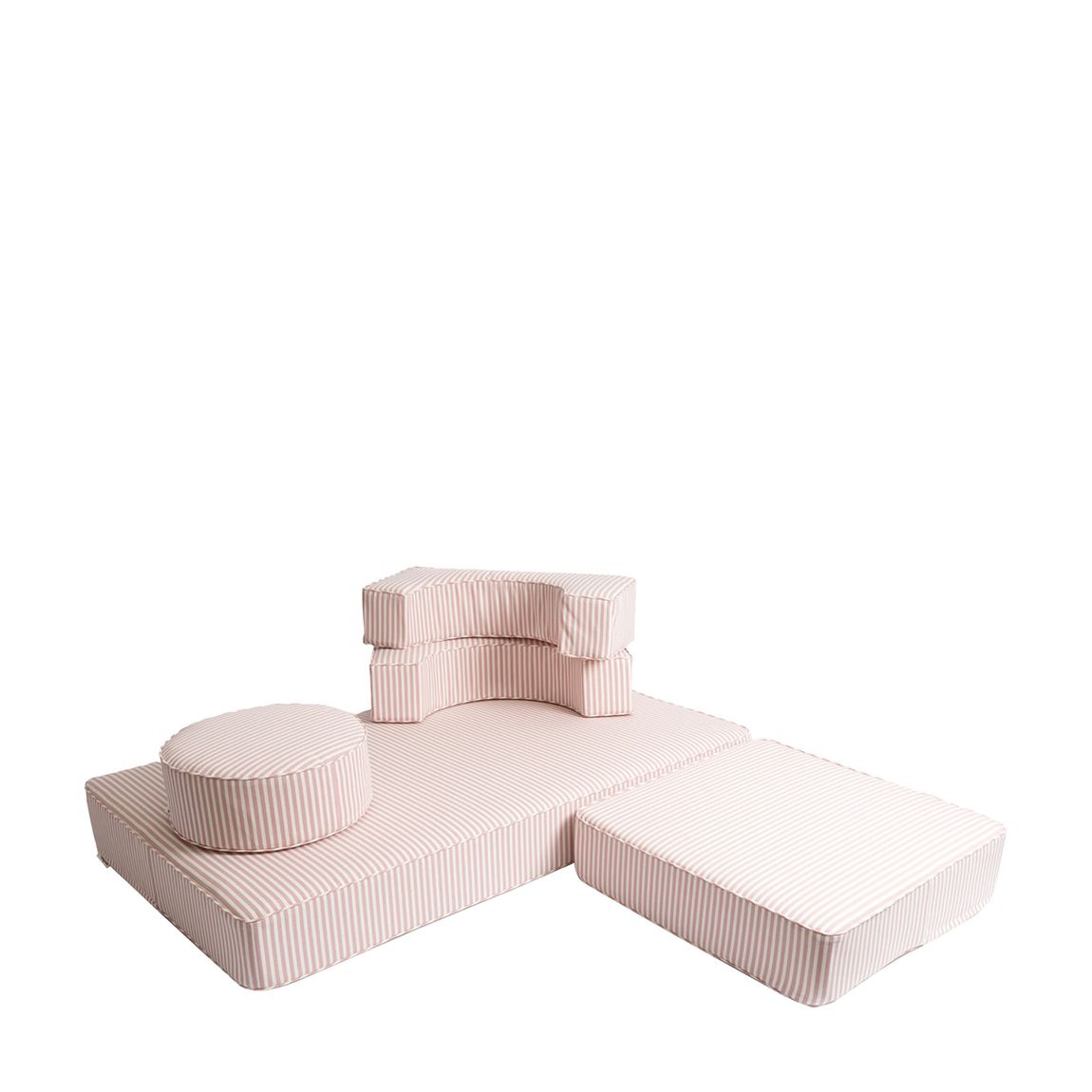 Modular Pillow Stack , Laurens Pink Stripe main product photo