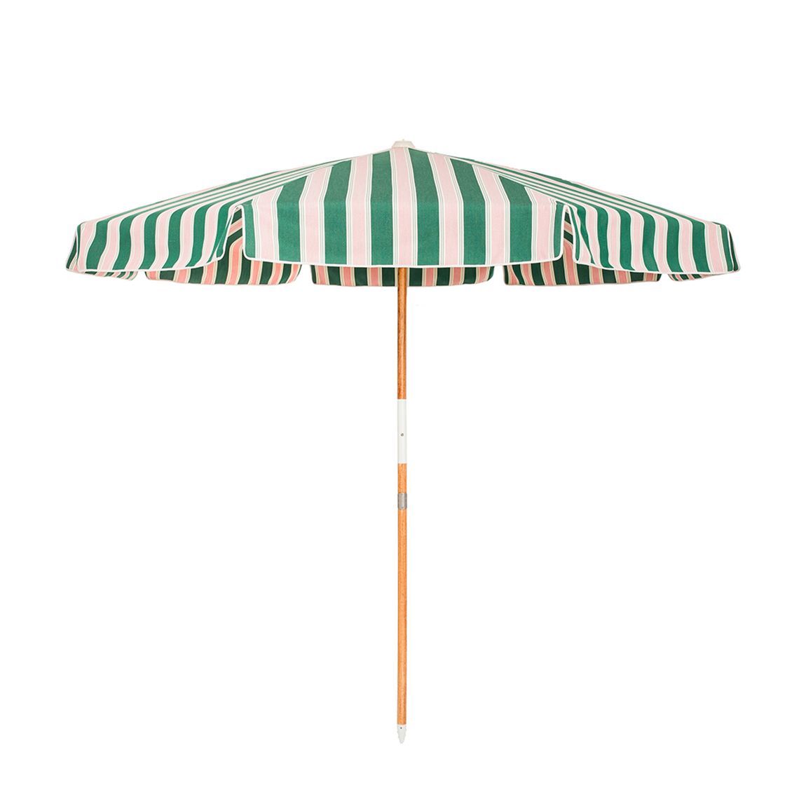 Amalfi Umbrella , Bistro Green Stripe main product photo