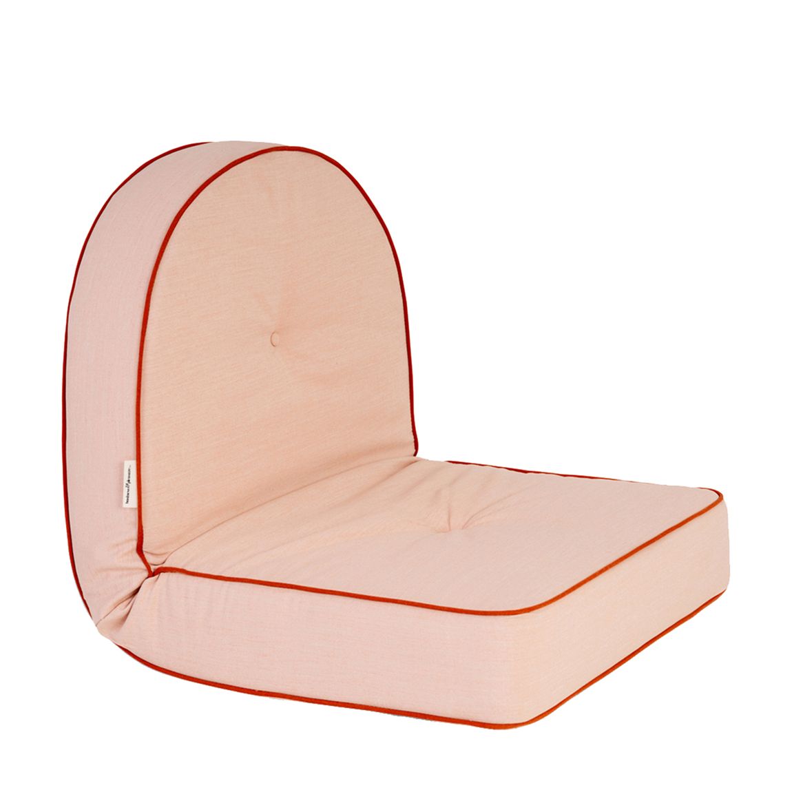 Reclining Pillow Lounger , Laurens Pink Stripe main product photo