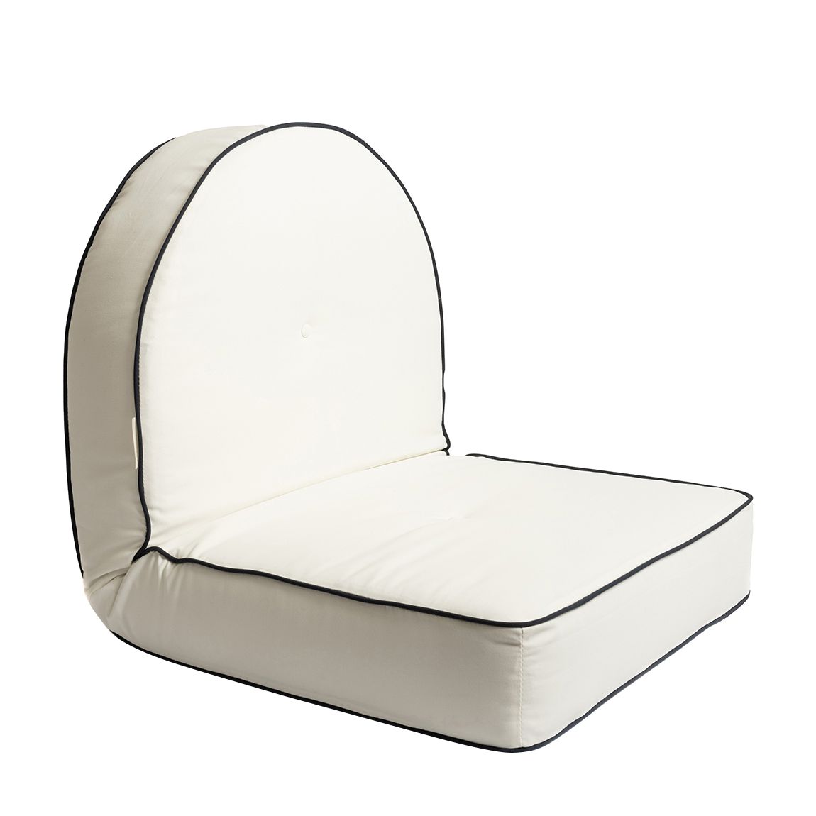 Reclining Pillow Lounger , Rivie White main product photo