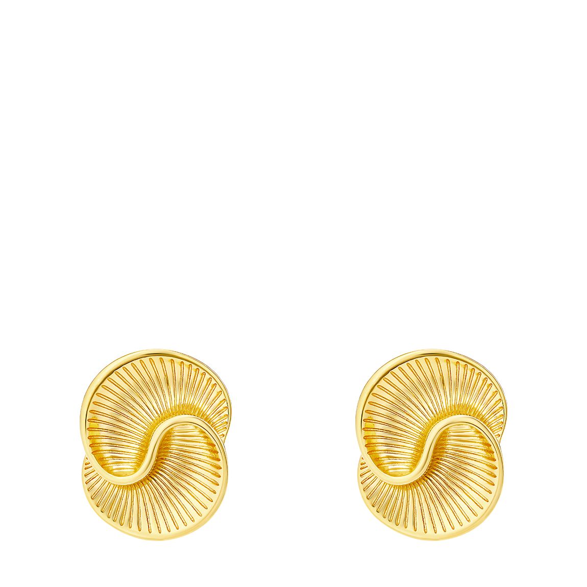 Gold The Boulders Earrings main product photo