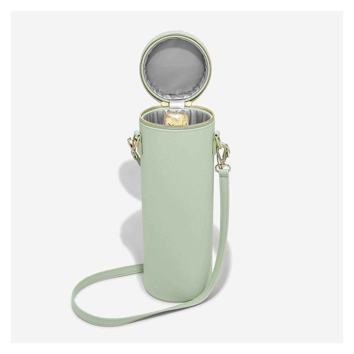 Green Sage Green Champagne Bottle Bag main product photo