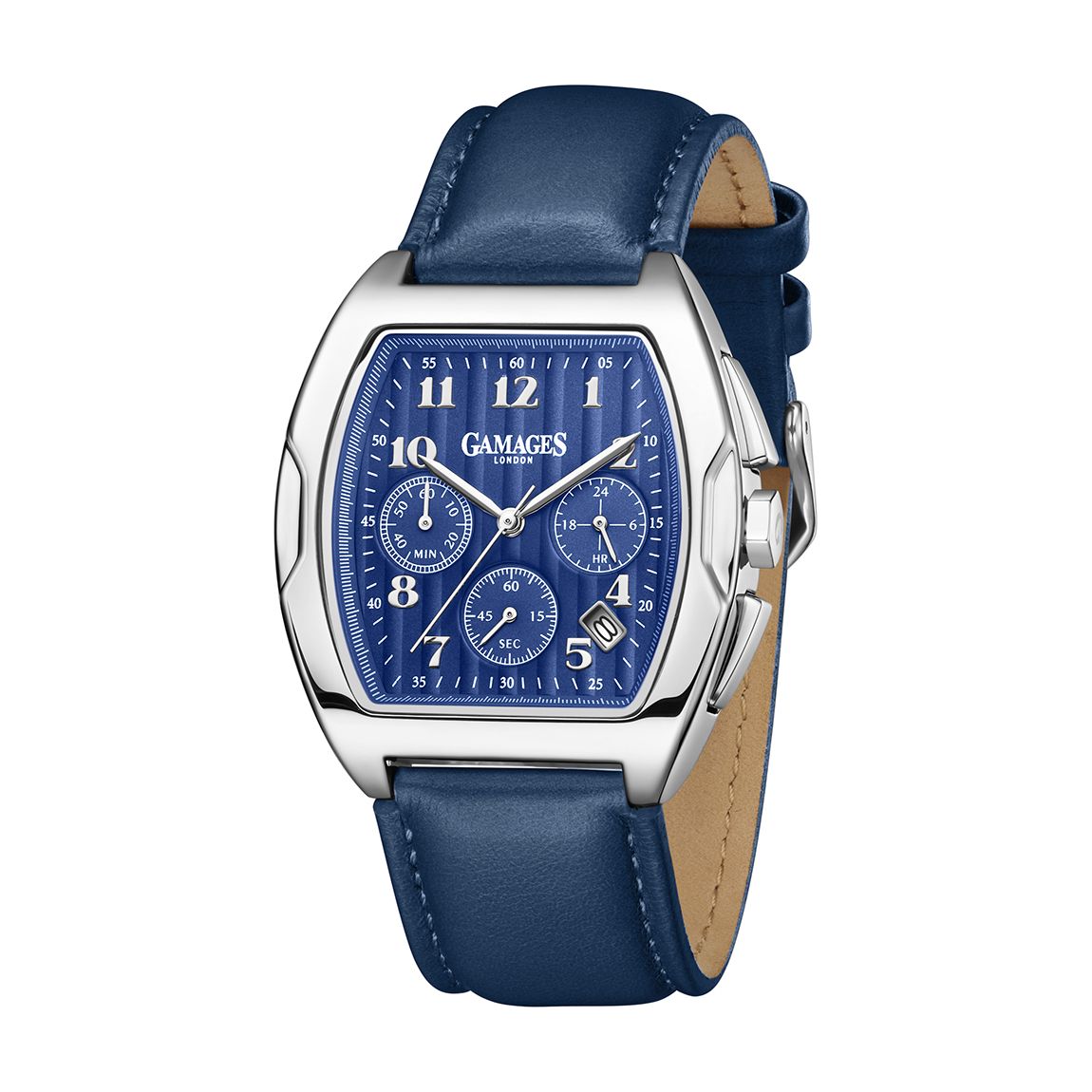 Steel Blue Gamages Of London Limited Edition Hand Assembled Valor Mechanical Quartz main product photo