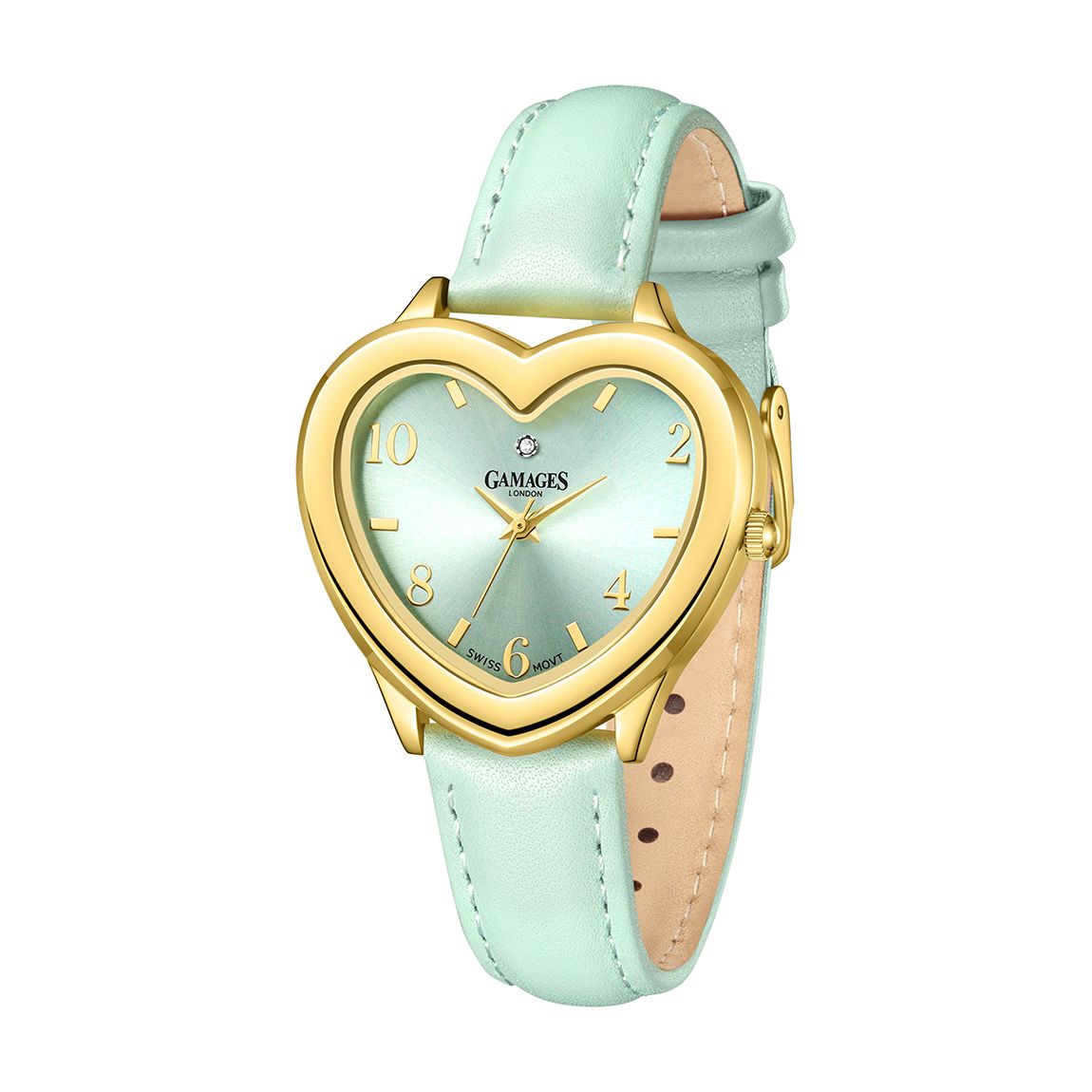Gold Teal Gamages Of London Ladies Endearing Diamond main product photo