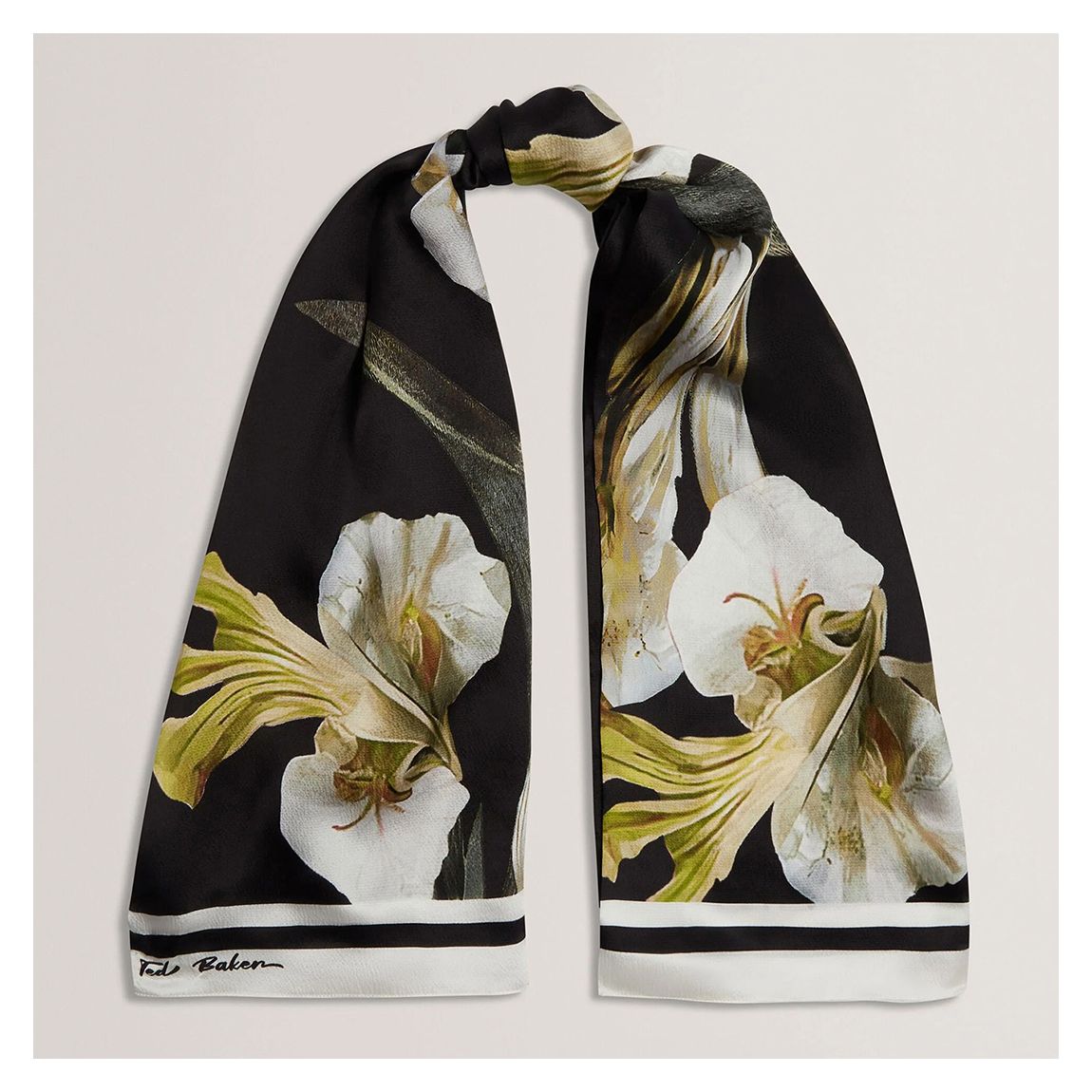 Black Irisso Printed Cape Scarf main product photo