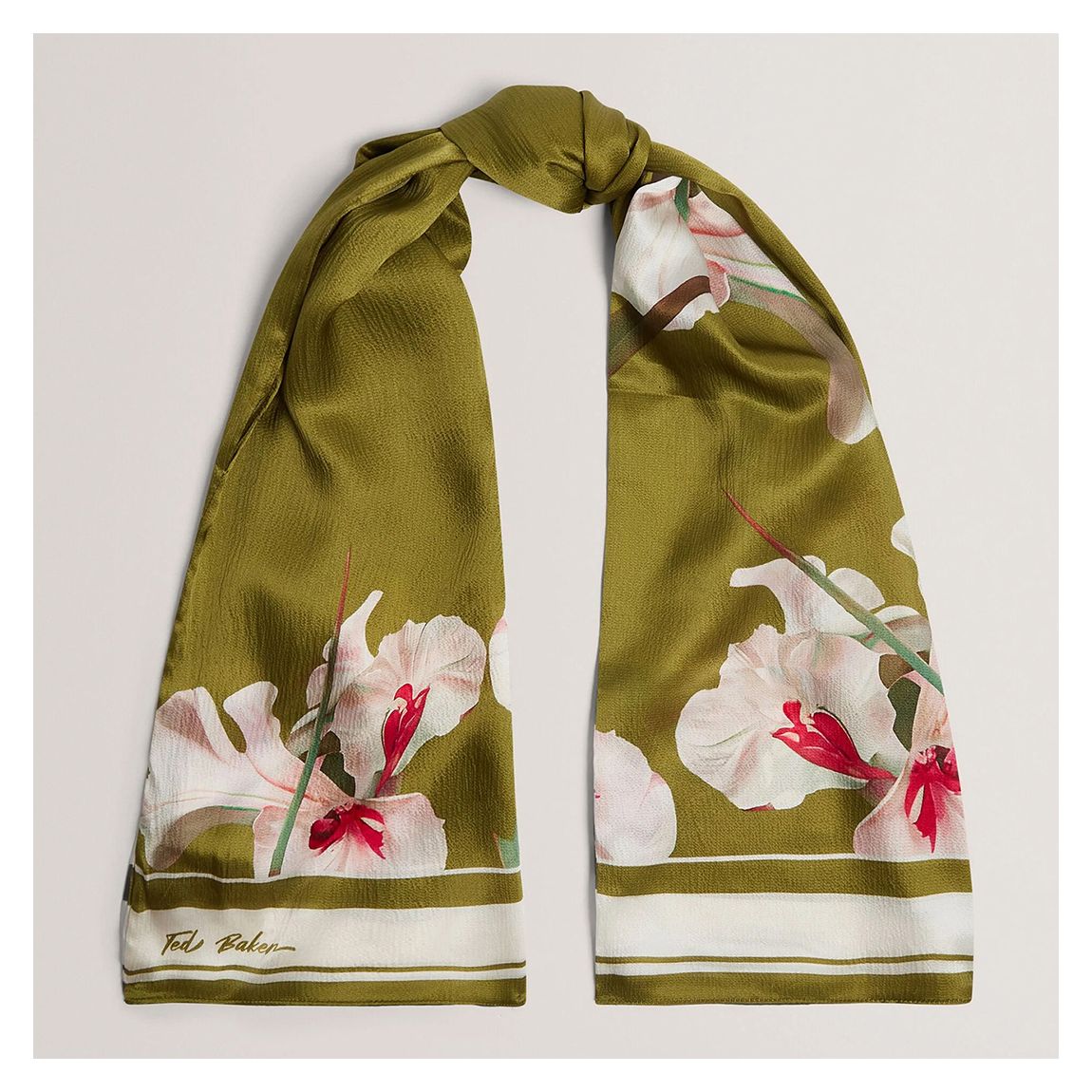 Green Lionii Printed Hammered Silk main product photo