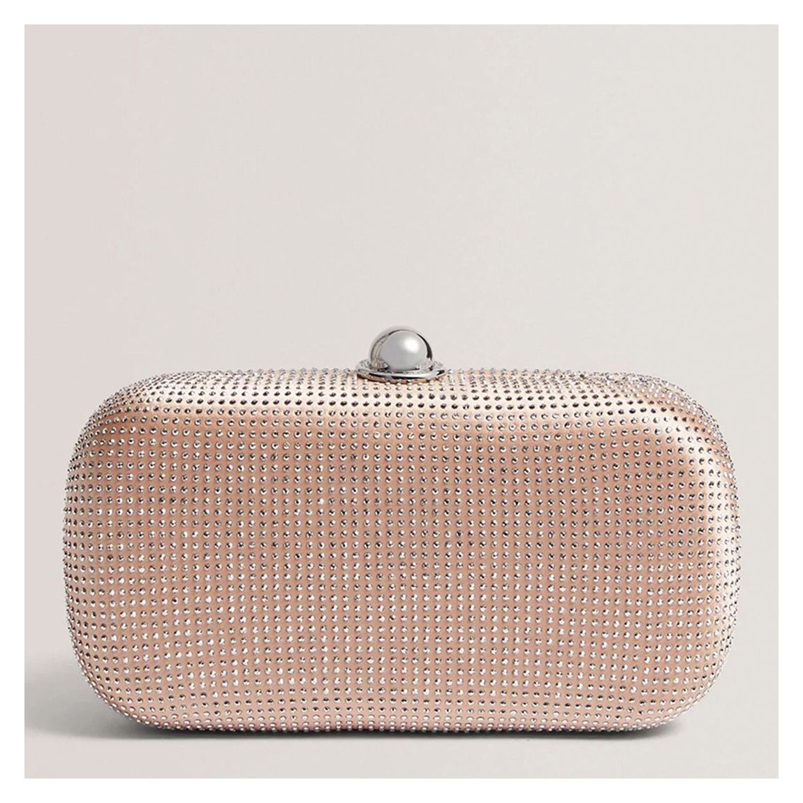 Rose Pink Cryzela Crystal Embellished Handbag main product photo