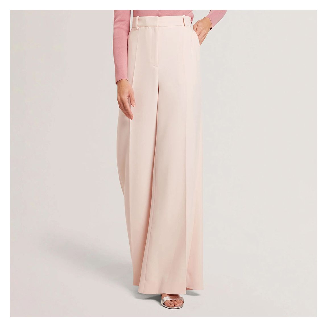 Pink Tragat Tailored Wide Leg Trouser main product photo