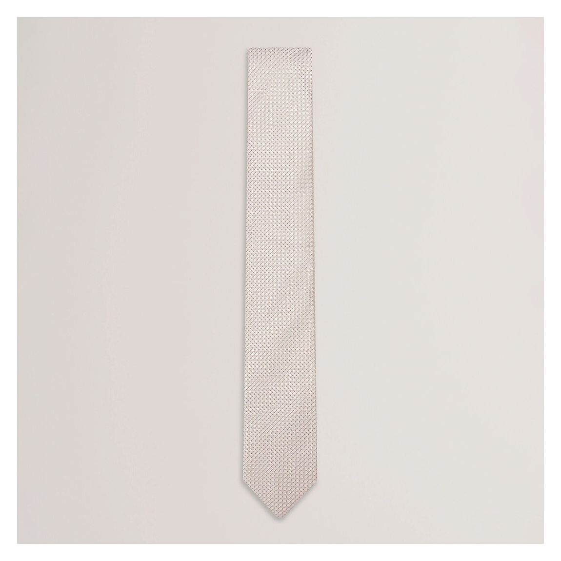 Stone Canedon-Plain Textured Silk Tie main product photo