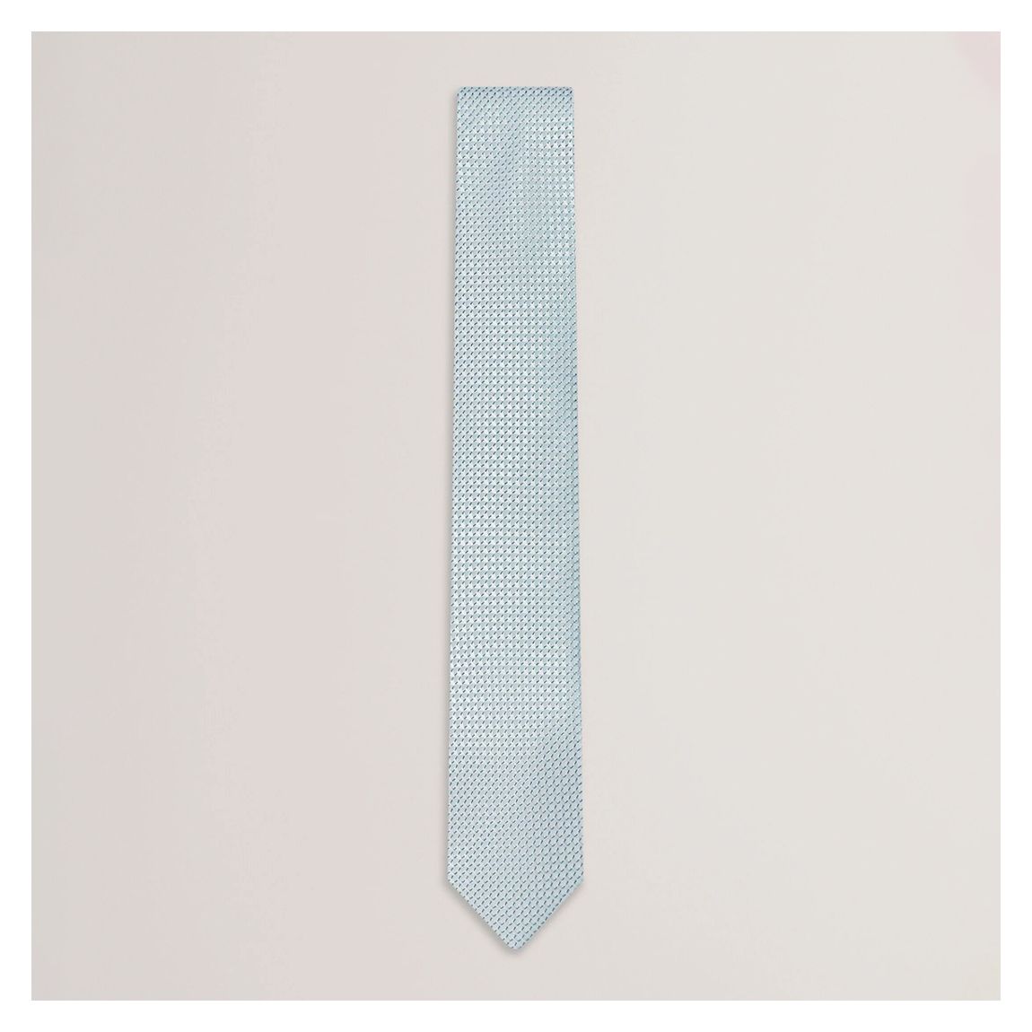 Blue Canedon-Plain Textured Silk Tie main product photo