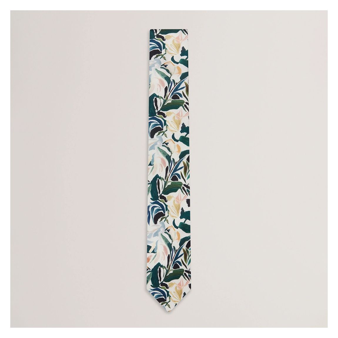 Green Print Boytonn-Botanical Floral Silk main product photo