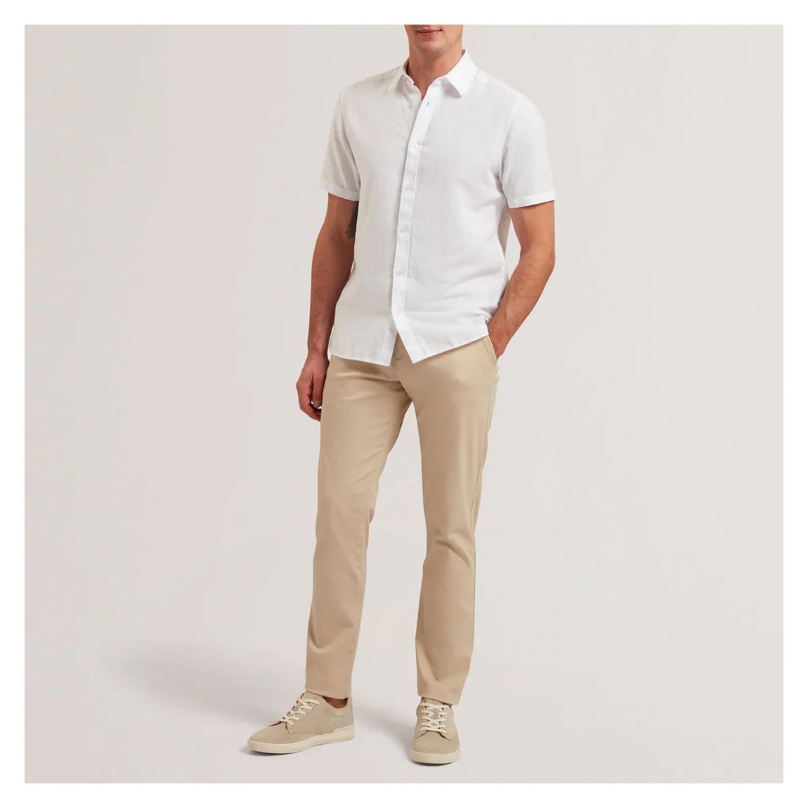 Tan Batford Slim Fit Chino Trouser main product photo