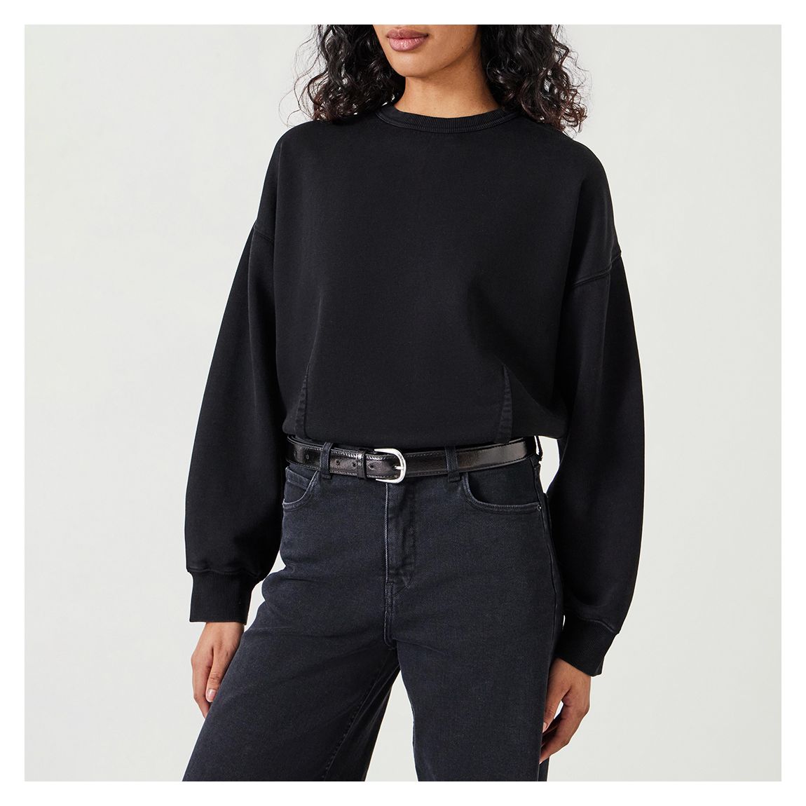 Black Blair Dart Detail Sweatshirt main product photo