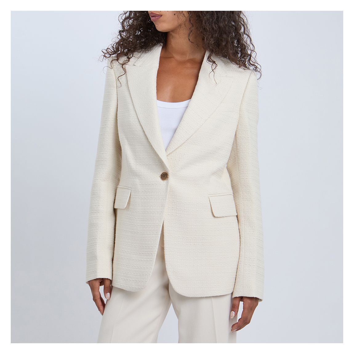 White Bailey Boucle Blazer main product photo