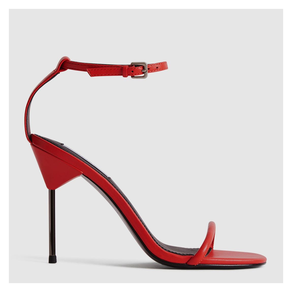 Orange Carey Strappy Leather Pin Heel main product photo