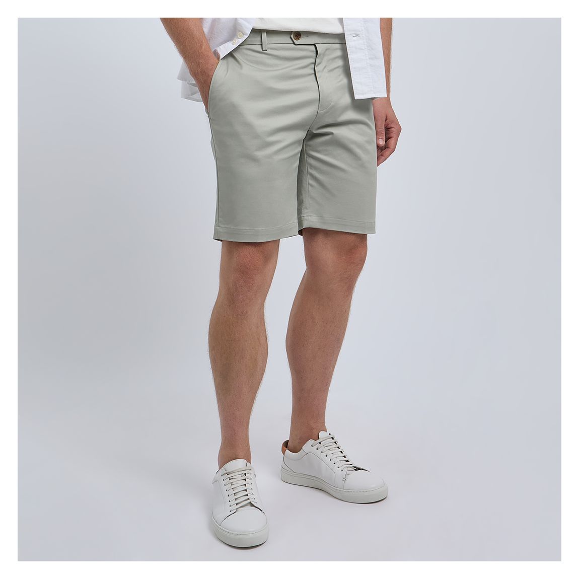 Sage Hampton Cotton Blend Chino Shorts main product photo