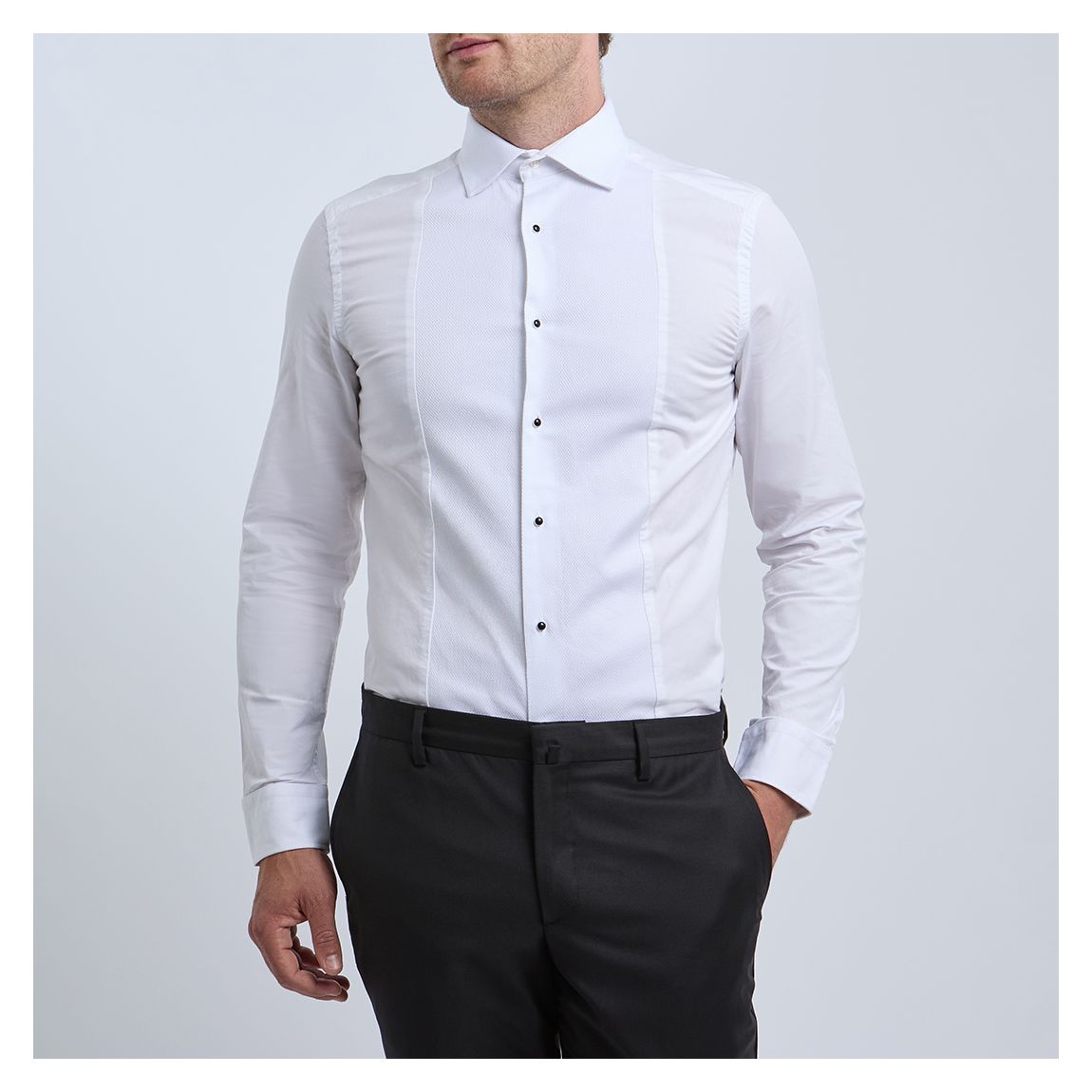White Cerimonia Formal Cotton Shirt main product photo