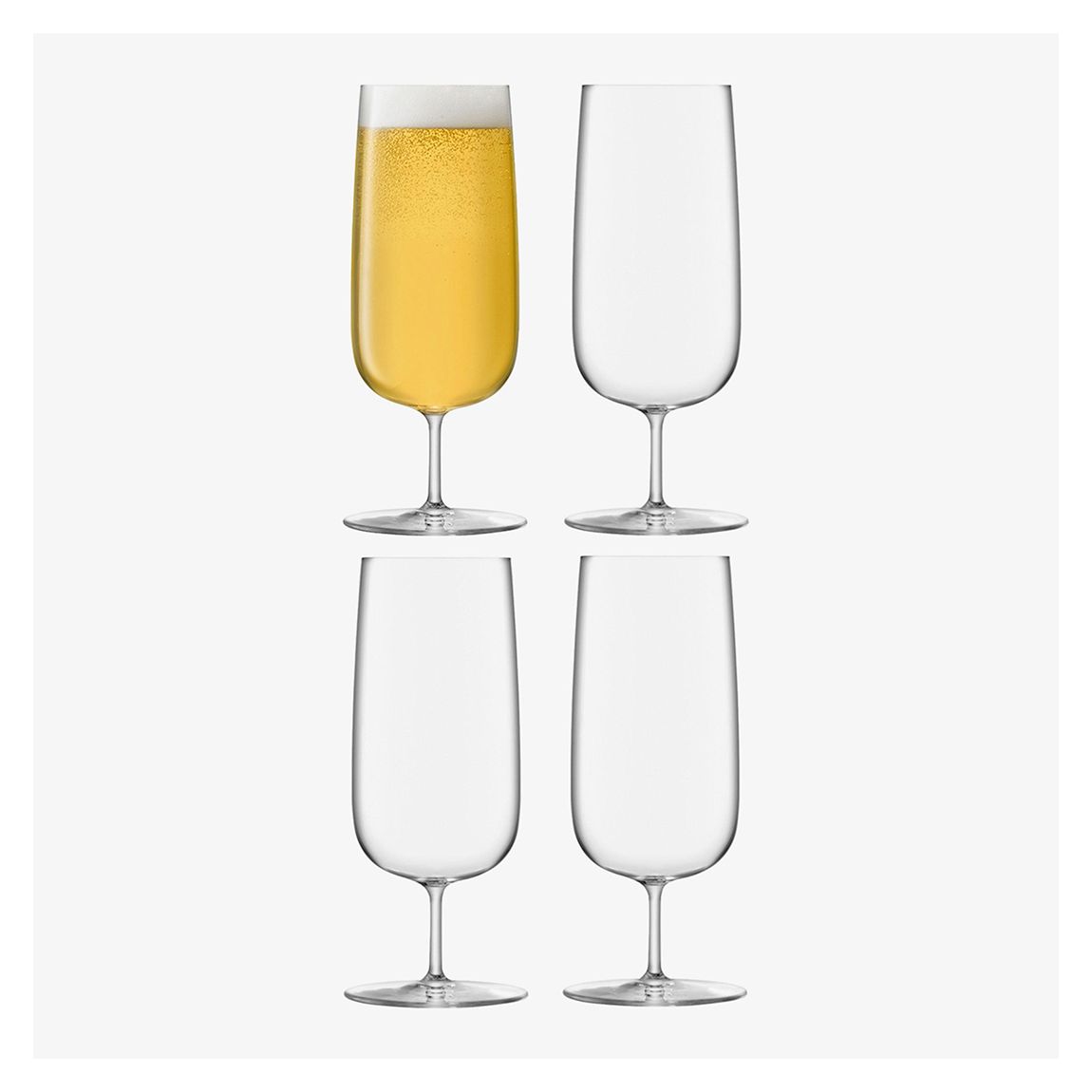 Set of 4 Borough Pilsner Glass, 440ml main product photo