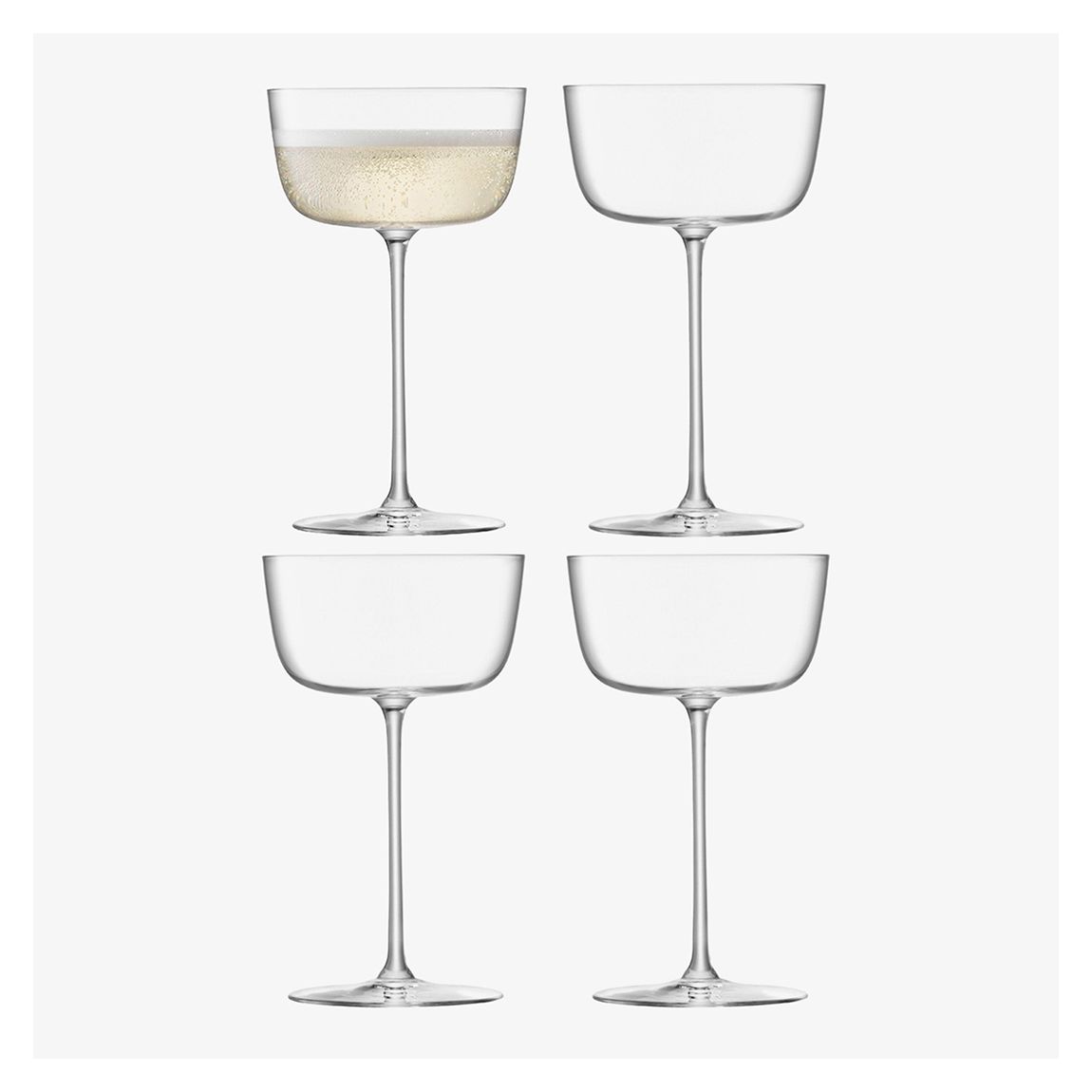 Set of 4 Borough Cocktail Saucer, 240ml main product photo