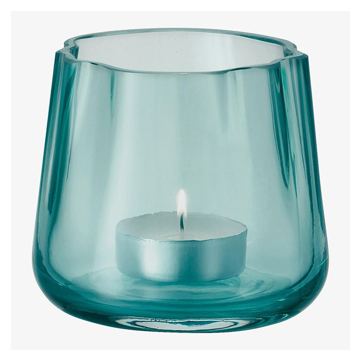 Lagoon Sea Green Tealight Holder/Vase, 8cm main product photo