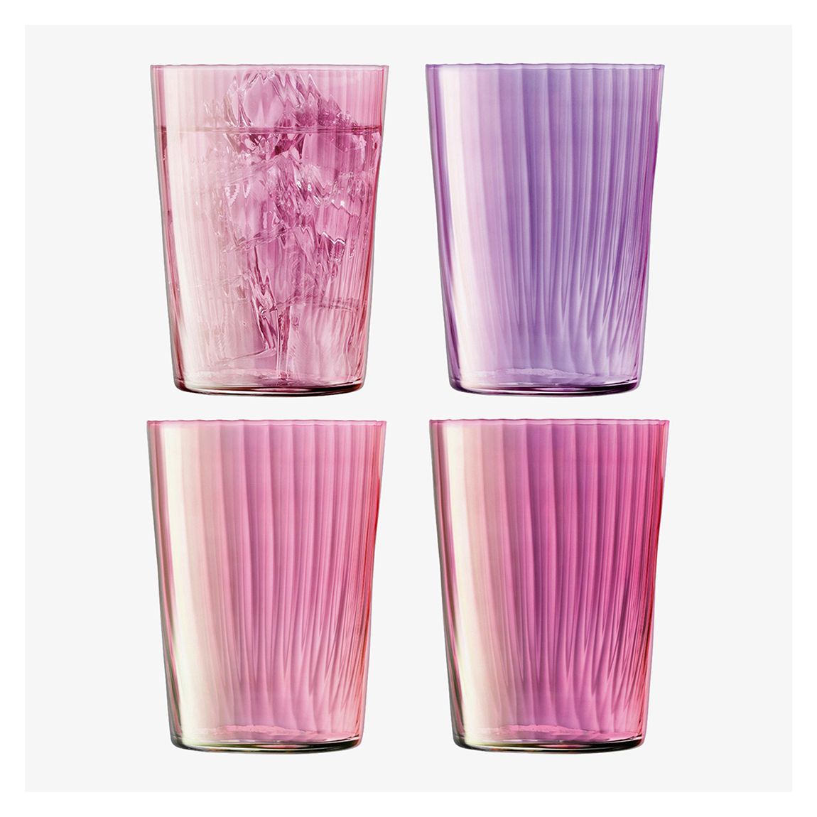 Set of 4 Assorted Garnet Gems Tumbler, 560ml main product photo