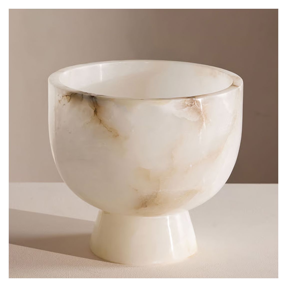 Florenza Champagne Bowl Alabaster main product photo