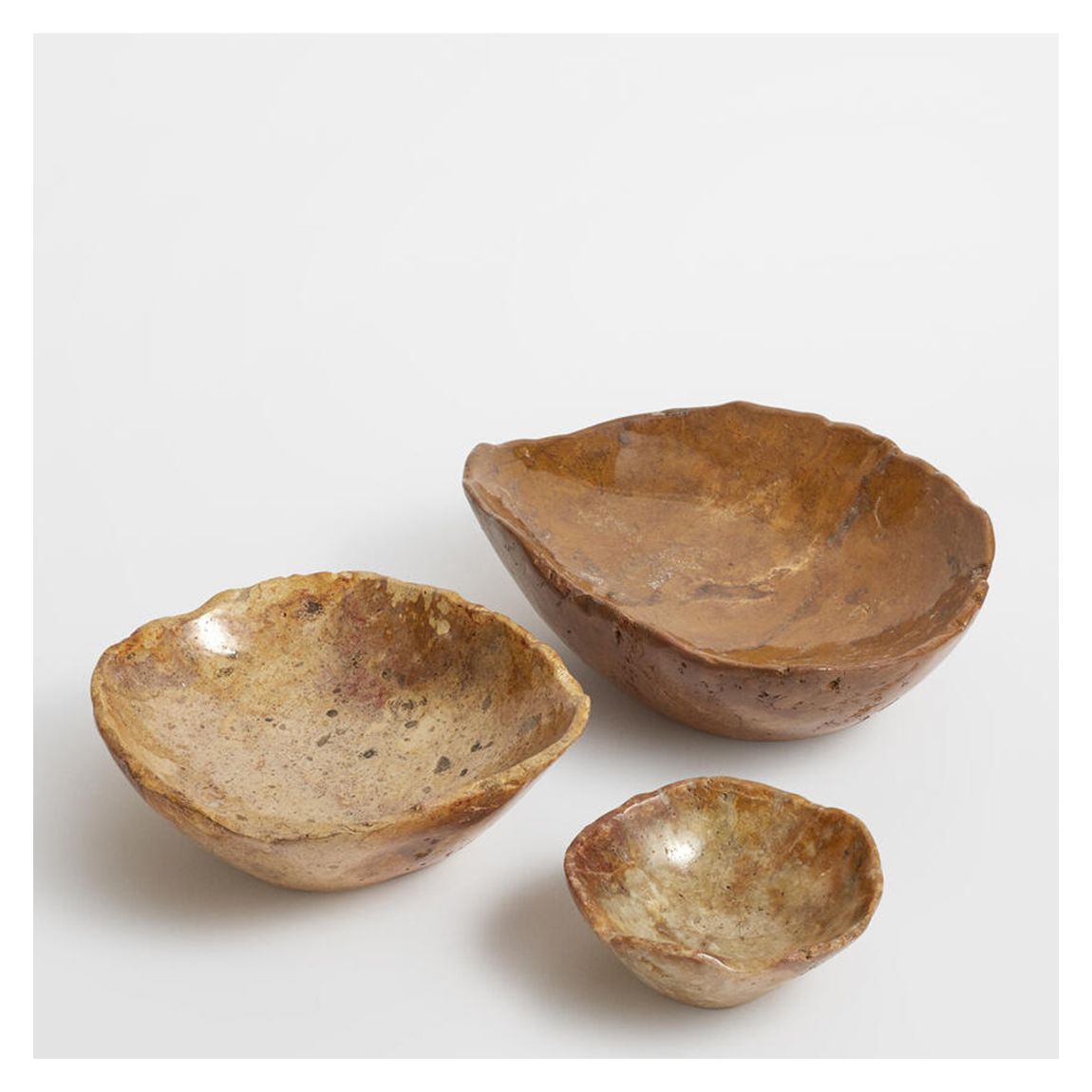 Small Jasper Stone Bowl, Ochre main product photo