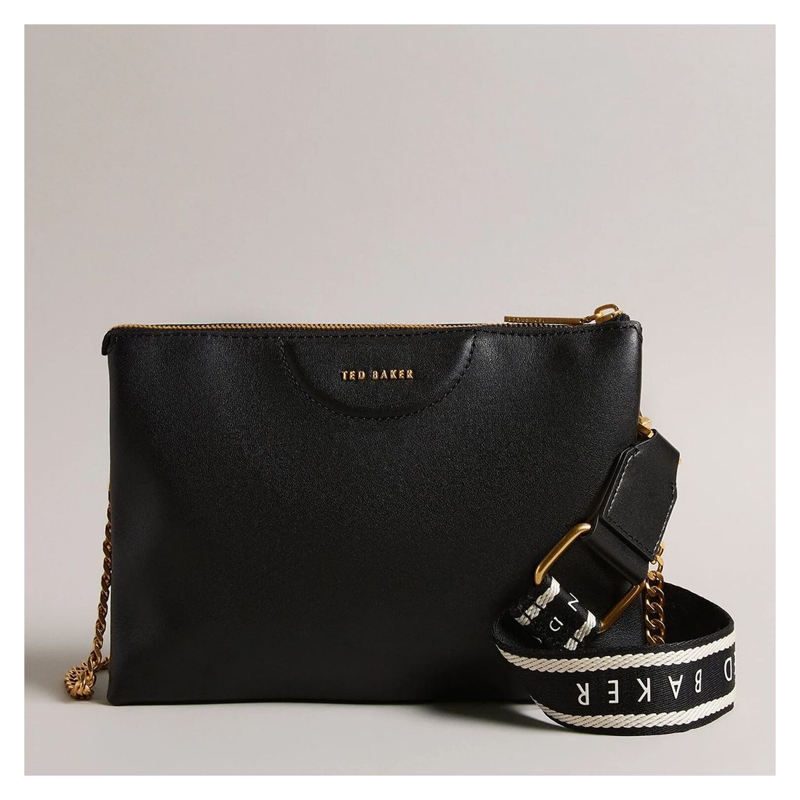 Black Esille Webbing Crossbody Bag main product photo