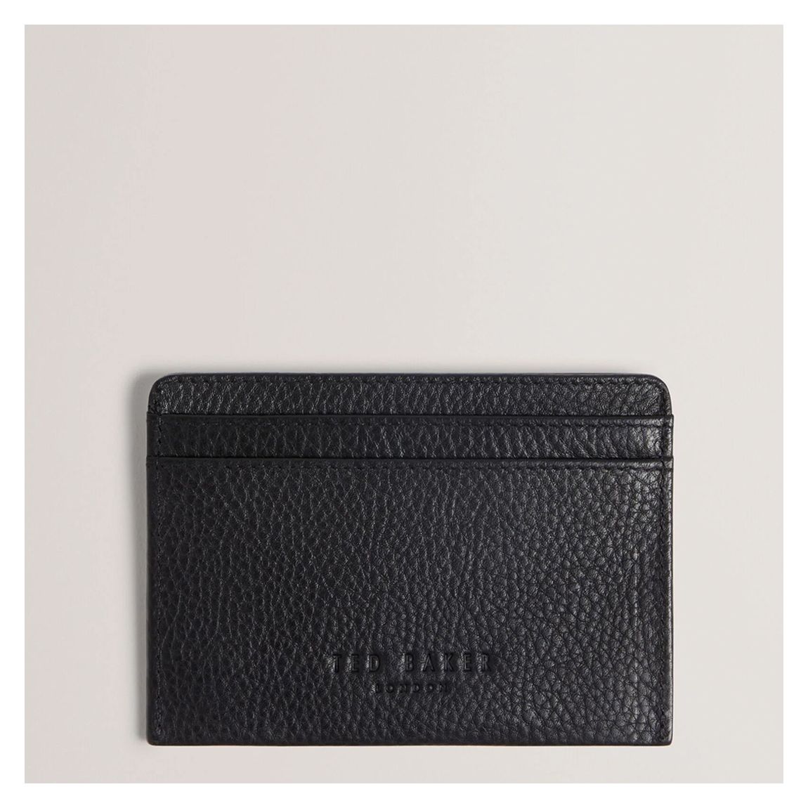 Black Grinsby Leather Card Holder main product photo