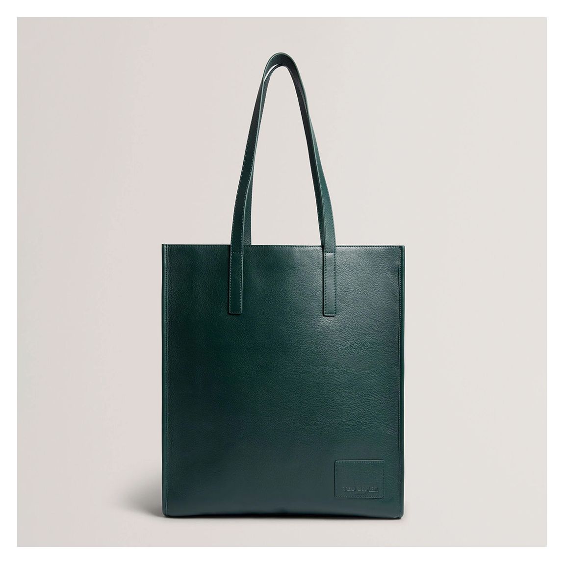 Green Griffic Tall Leather Tote Bag main product photo