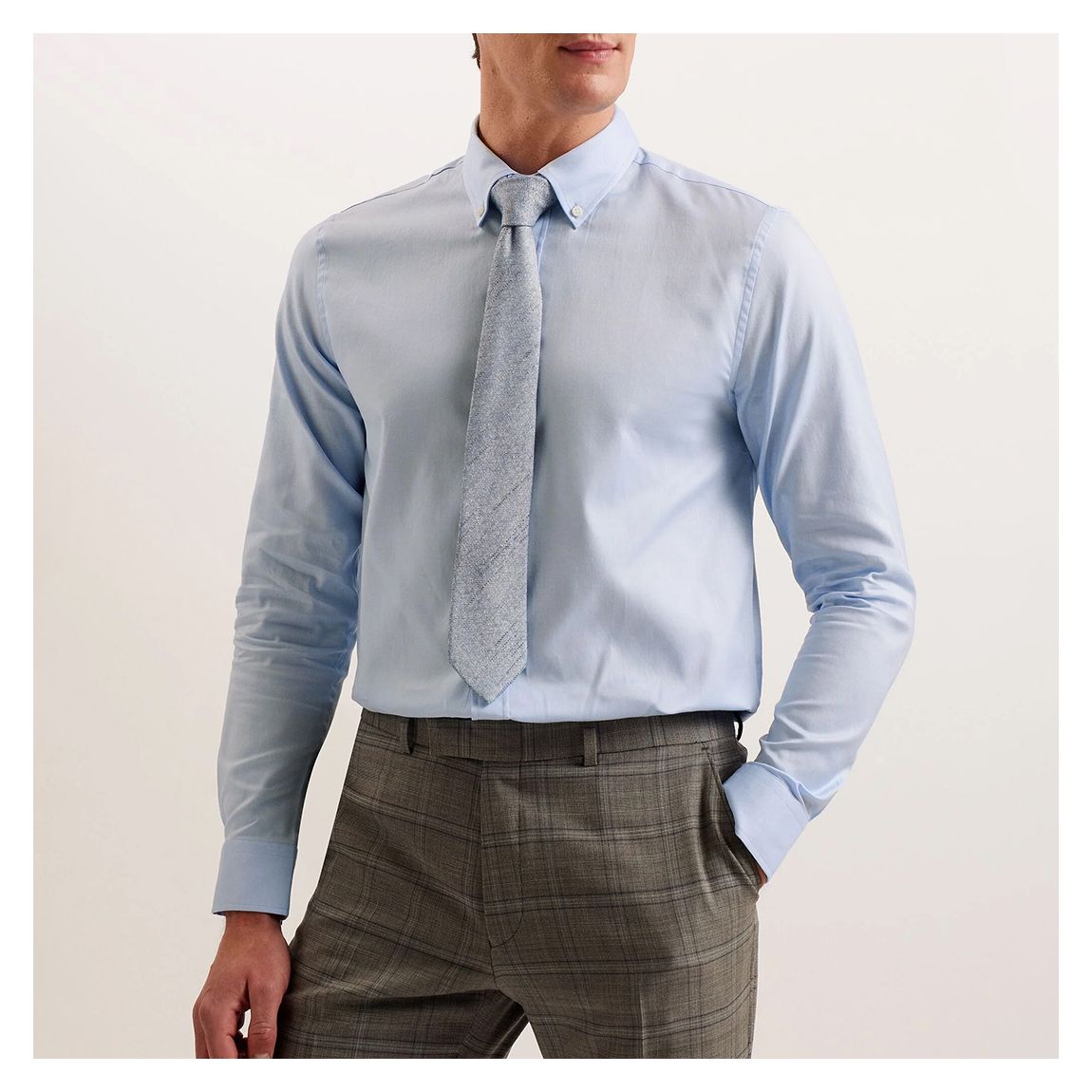 Light Blue Allardo Oxford Shirt main product photo