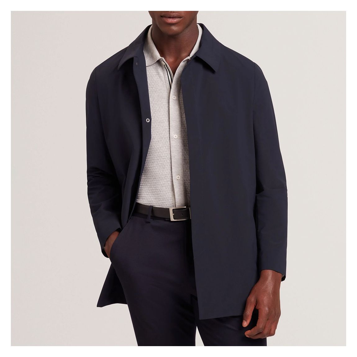 Navy Hummels Lightweight Mac Jacket main product photo