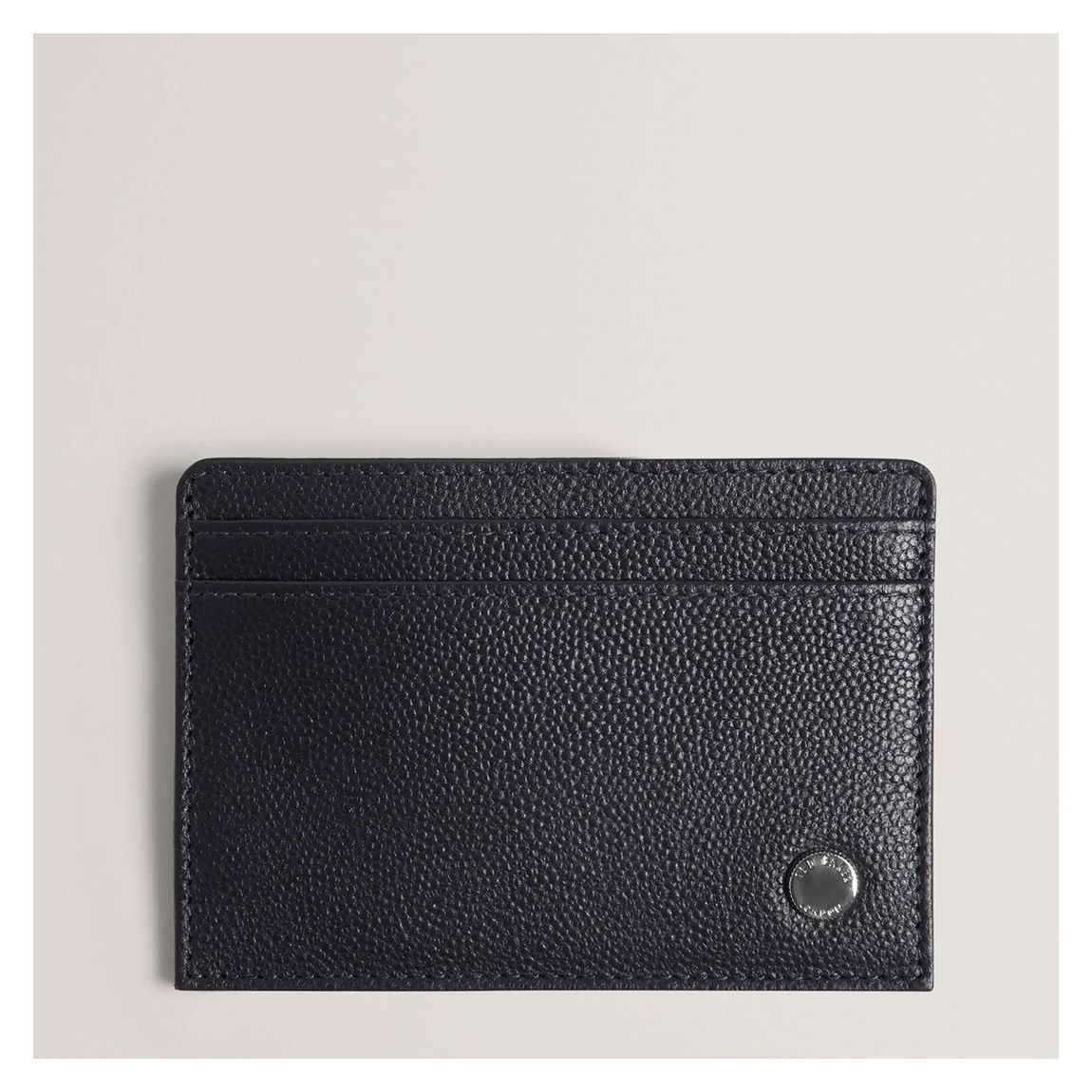 Navy Kailan Leather Card Holder main product photo