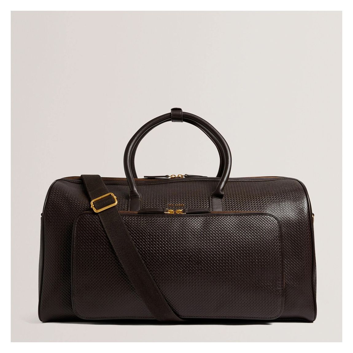 Brown Carsen Leather Holdall Bag main product photo