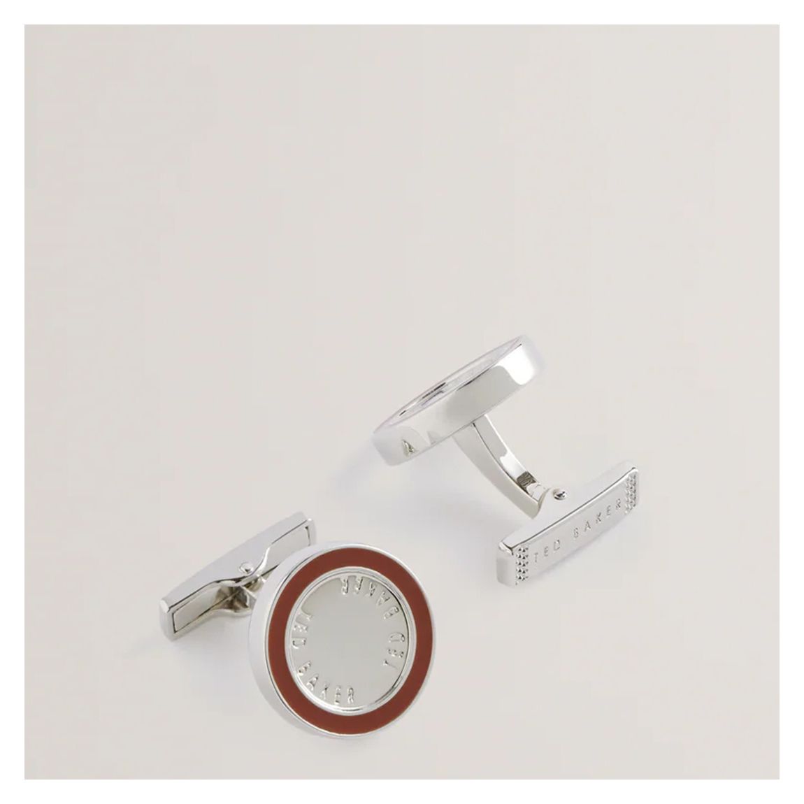 Silver Raylan Round Cufflinks main product photo