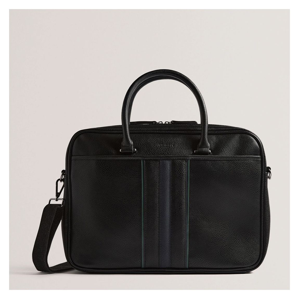 Black Kenriik PU Laptop Bag main product photo