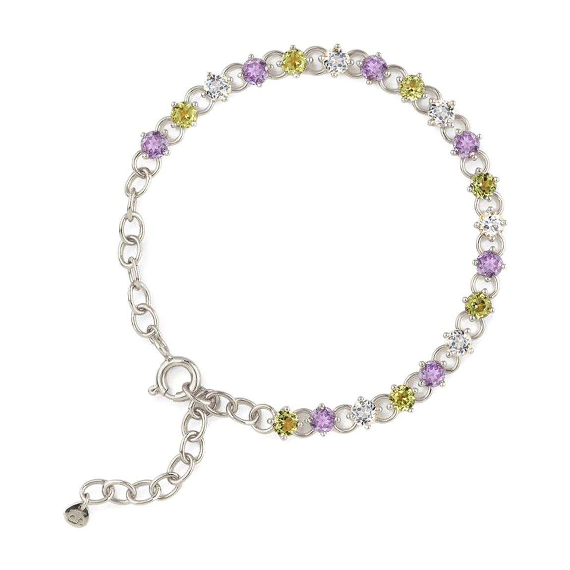 Multi-Coloured Suffragette Tennis Bracelet main product photo