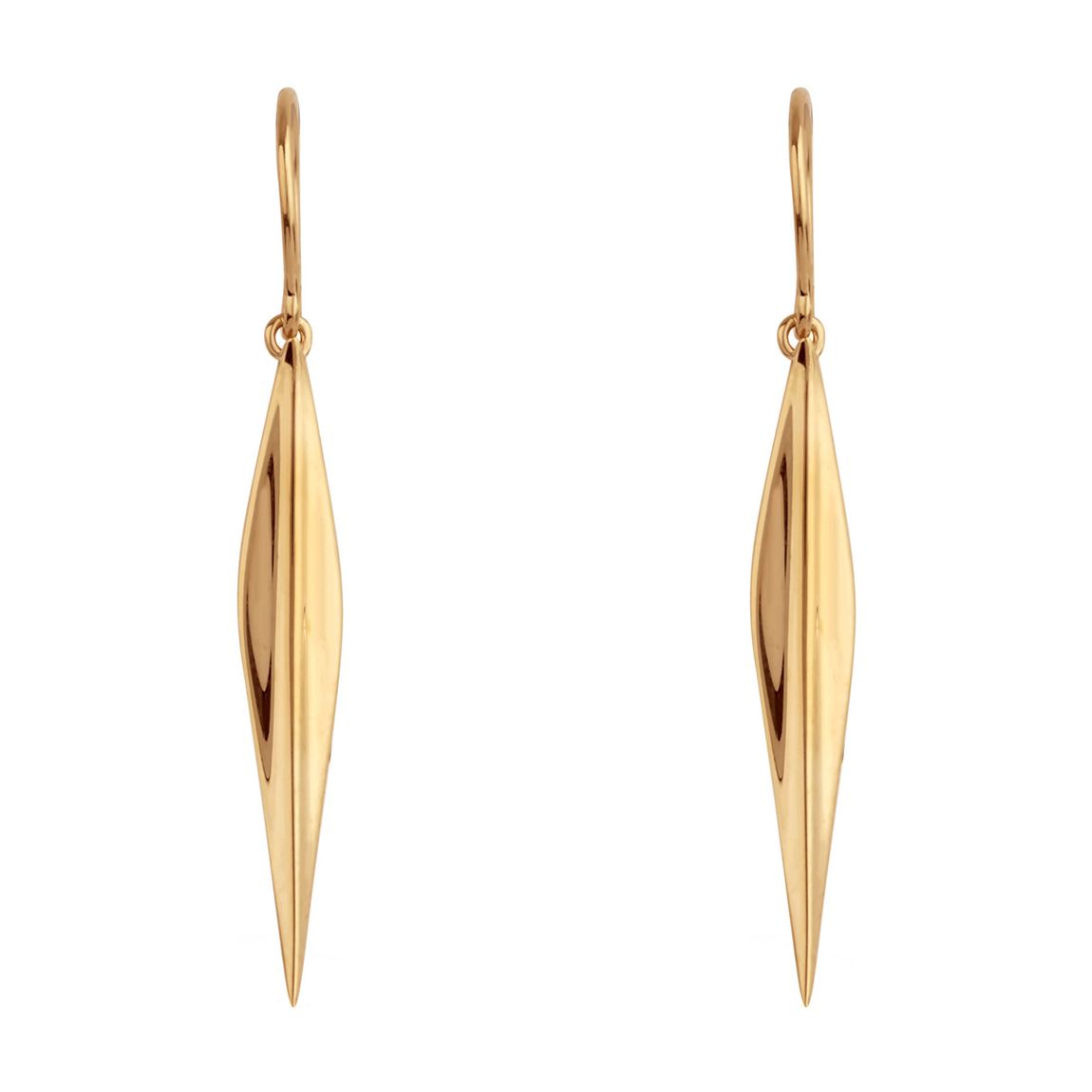 Sterling Silver Lotus Long Single Petal Drops main product photo