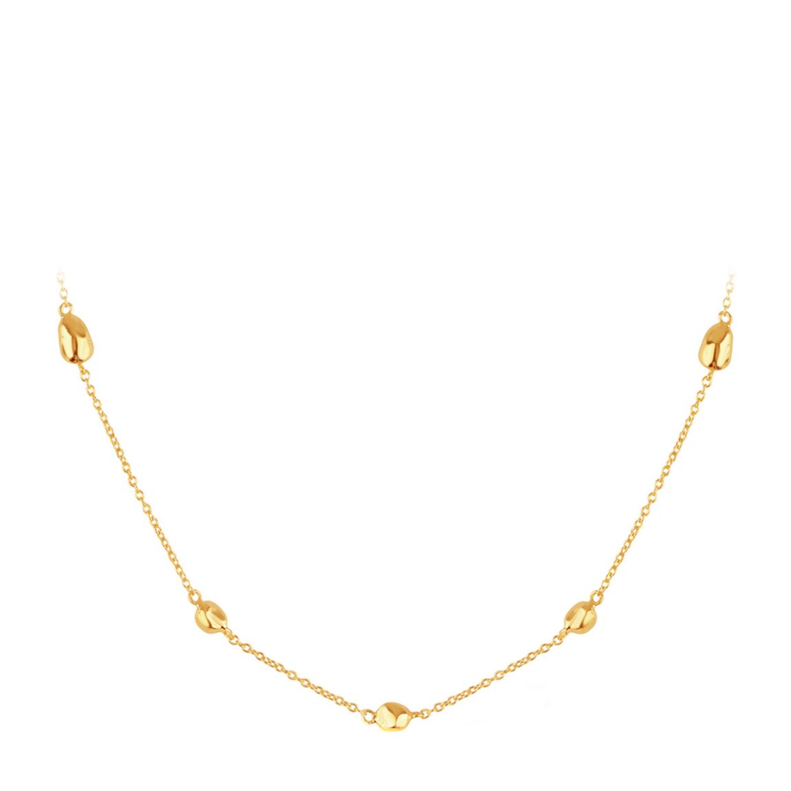 Gold Plated Nugget Necklace main product photo