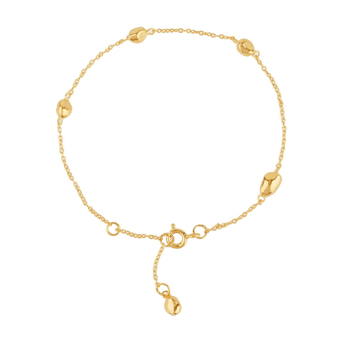 Gold Plated Nugget Bracelet main product photo