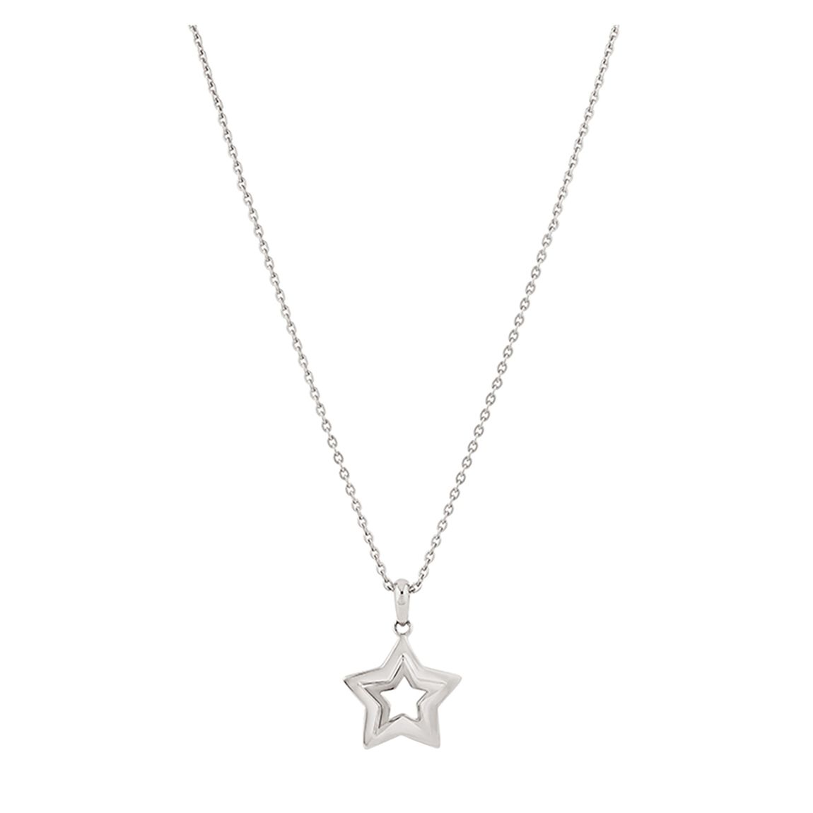 Gold Plated Stargazer Double Star Pendant main product photo