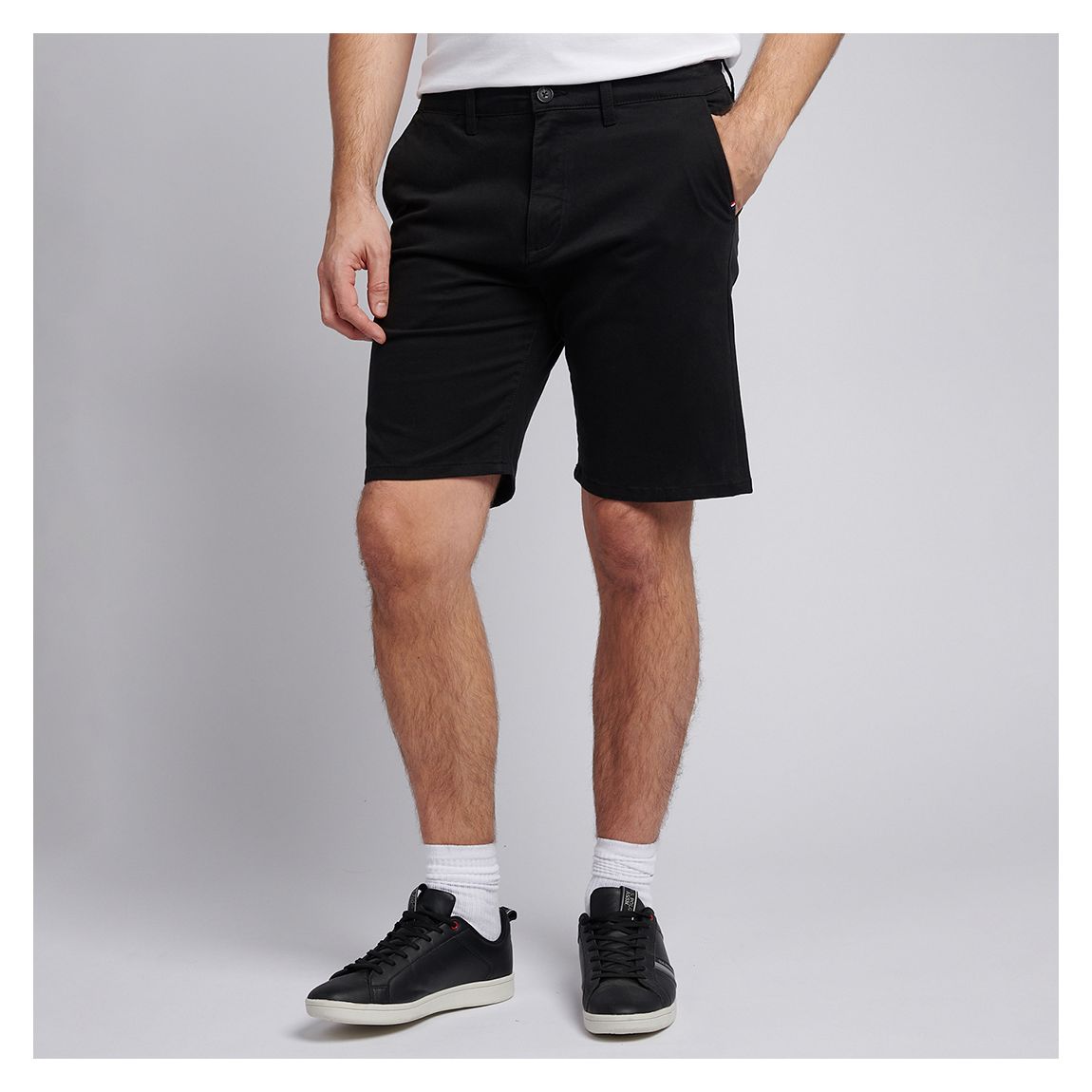 Black Classic Stretch Chino Short main product photo