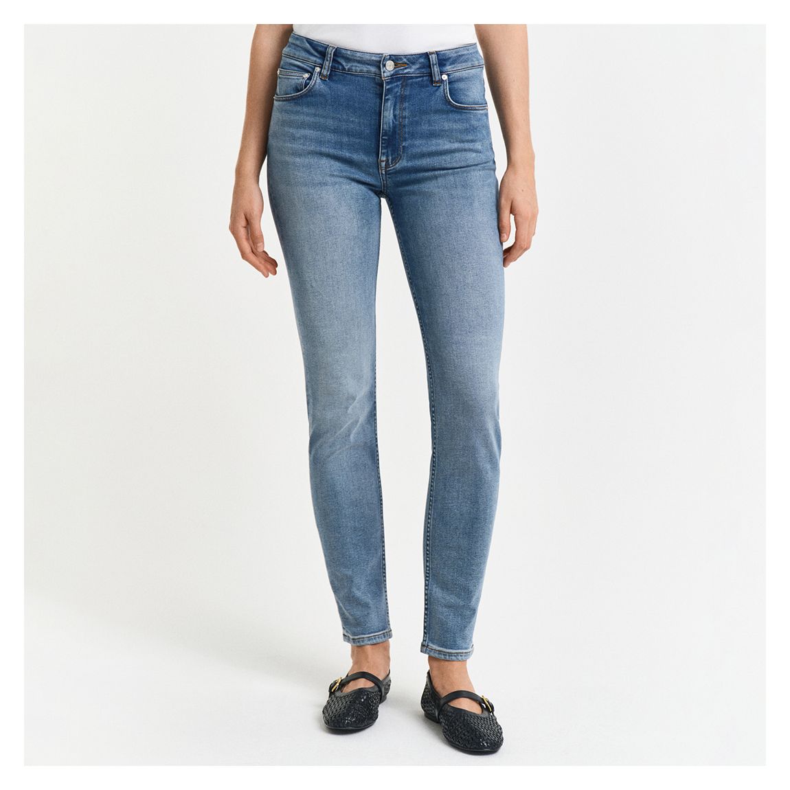 Light Blue Slim Super Stretch Jeans main product photo