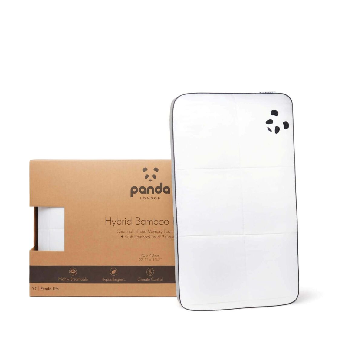 Panda Hybrid Memory Foam Bamboo Pillow main product photo