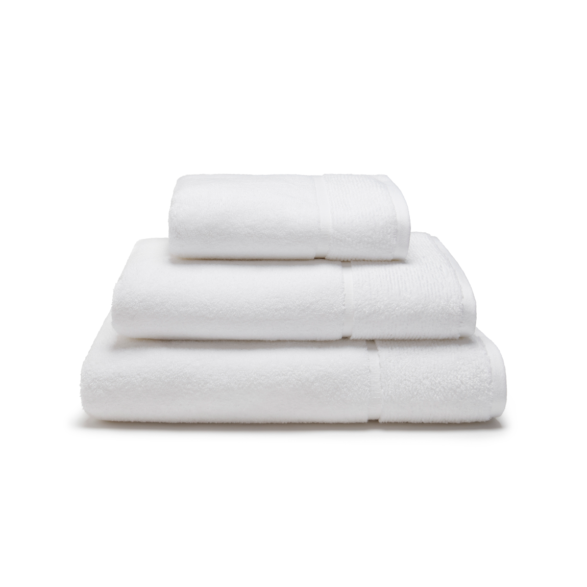 Panda Set of 3 Towel Bundle, Pure White main product photo