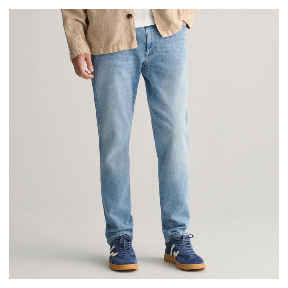 Light Blue Extra Slim Active Recover Jeans main product photo