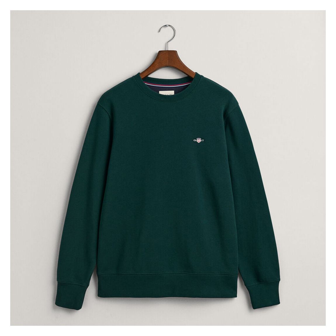 Green Regular Shield Cotton Blend Sweatshirt main product photo