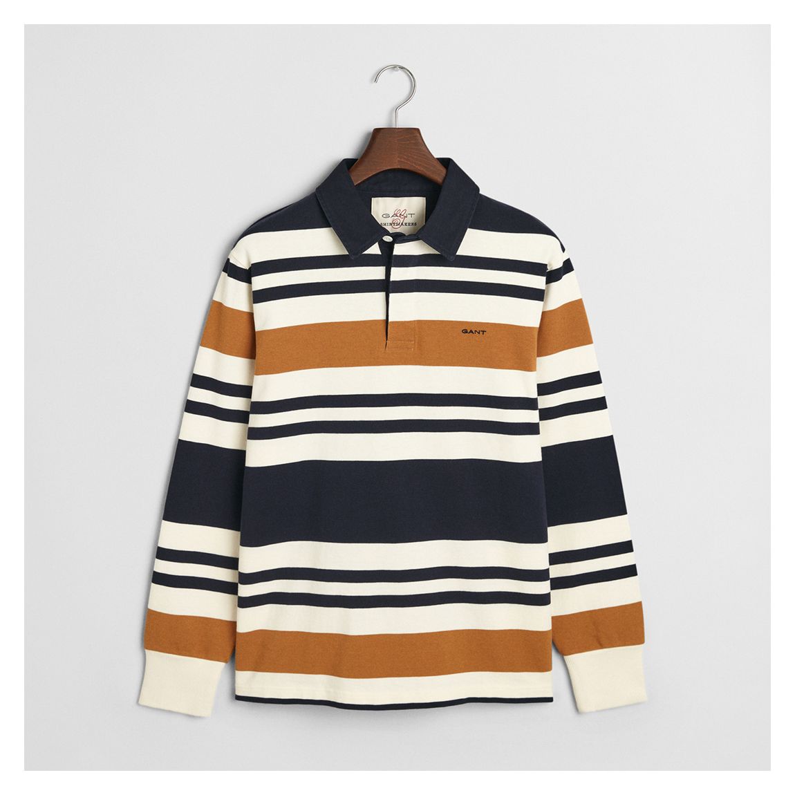 Multi Striped Heavy Cotton Rugger Sweatshirt main product photo