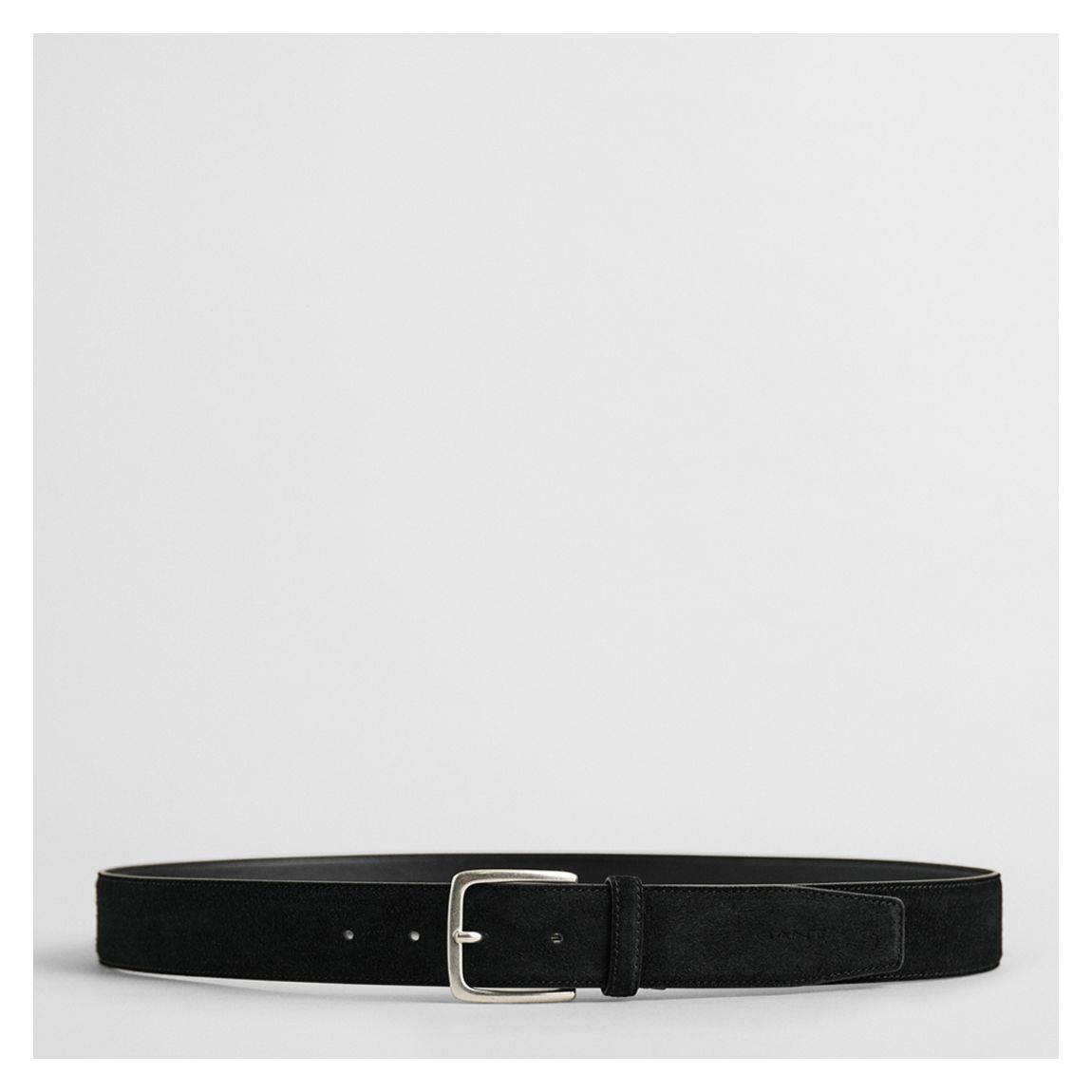 Black Classic Suede Leather Belt main product photo