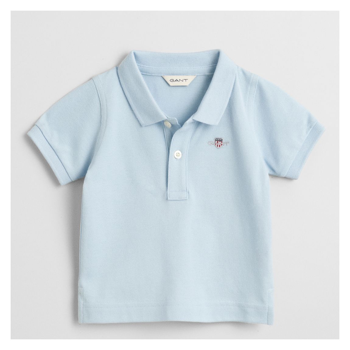Powder Blue Shield Pique Short Sleeve Rugger main product photo